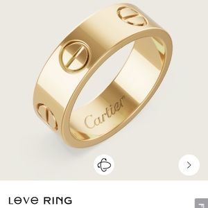 Cartier Love Ring 18K Gold Size 6.5 (53) Extra Thick